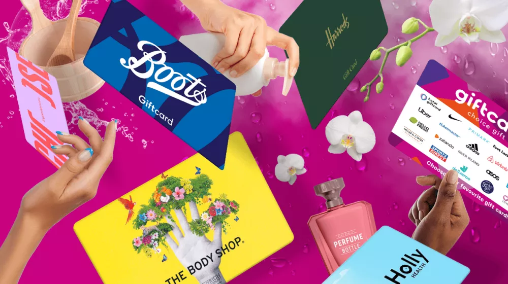 Beauty gift cards