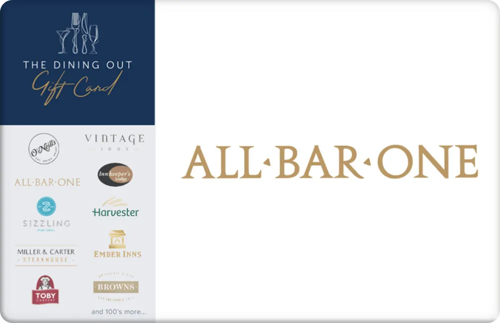 All Bar One Gift Card | Stylish bar experience