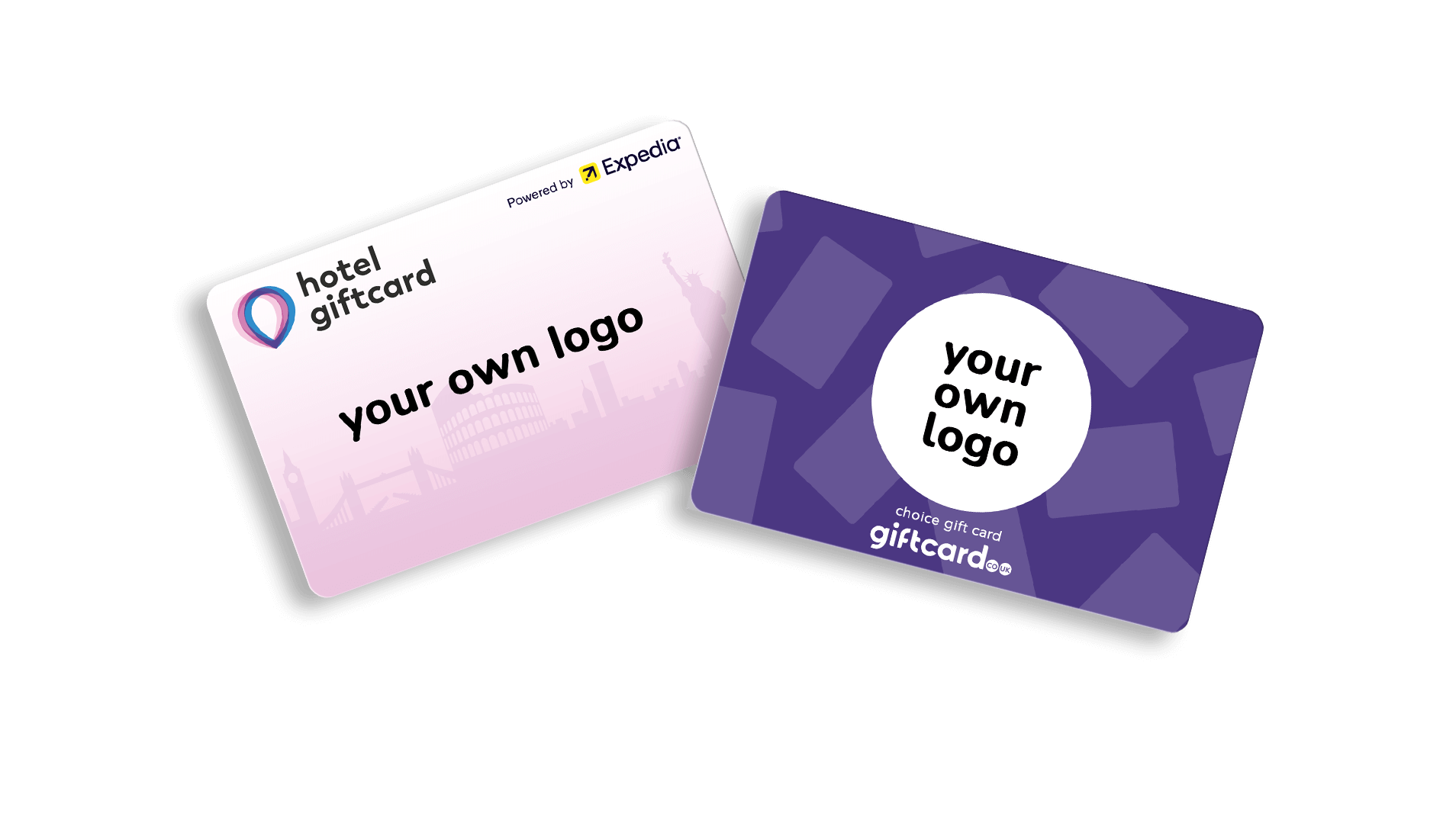 Print company logo on gift card