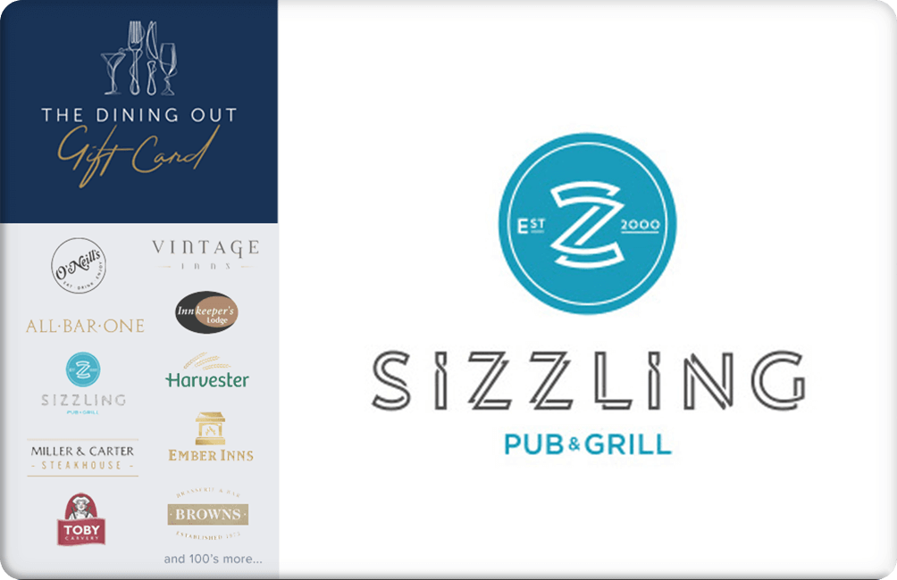Sizzling Pubs Digital Gift Card 