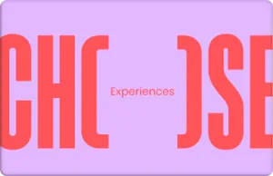 You Choose Experiences Digital Gift Card