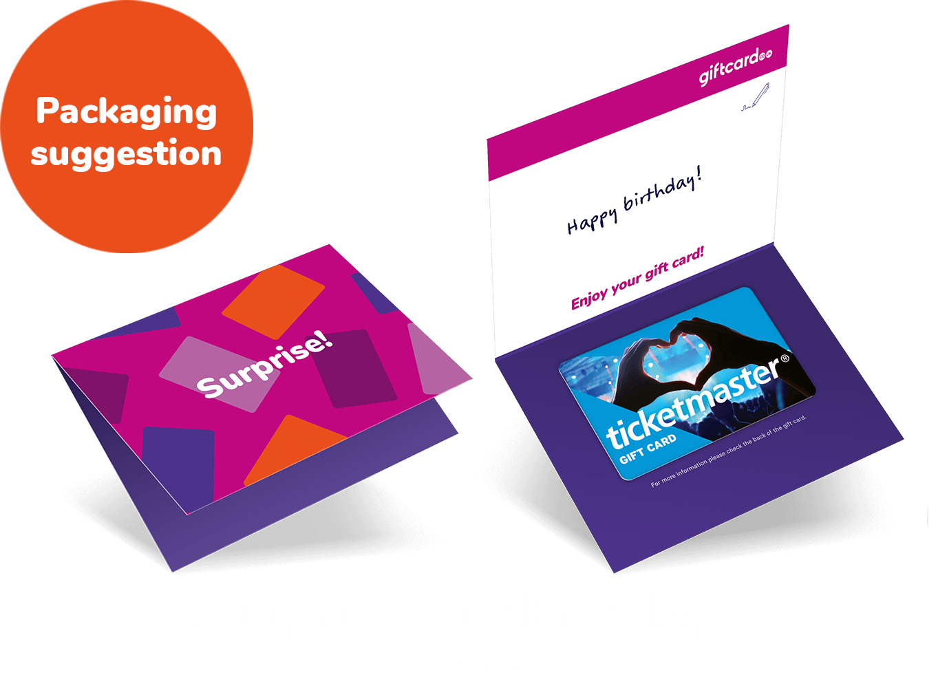 Wrapper Ticketmaster Gift Card 