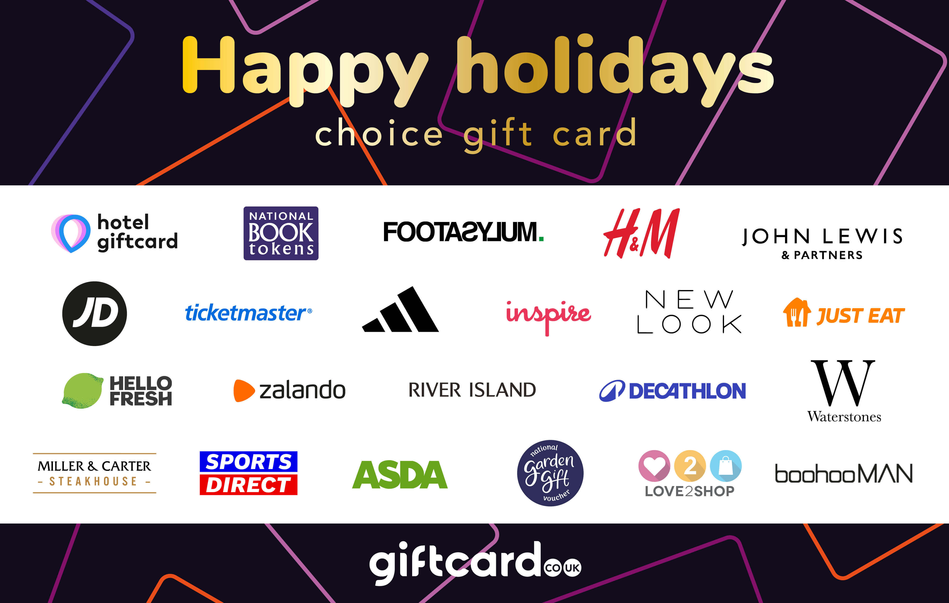 All-in-1 Happy Holidays Choice Gift Card