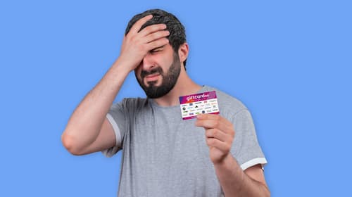 What do you do when you lost a gift card?