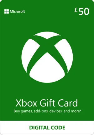 Xbox Live £50 Gift Card