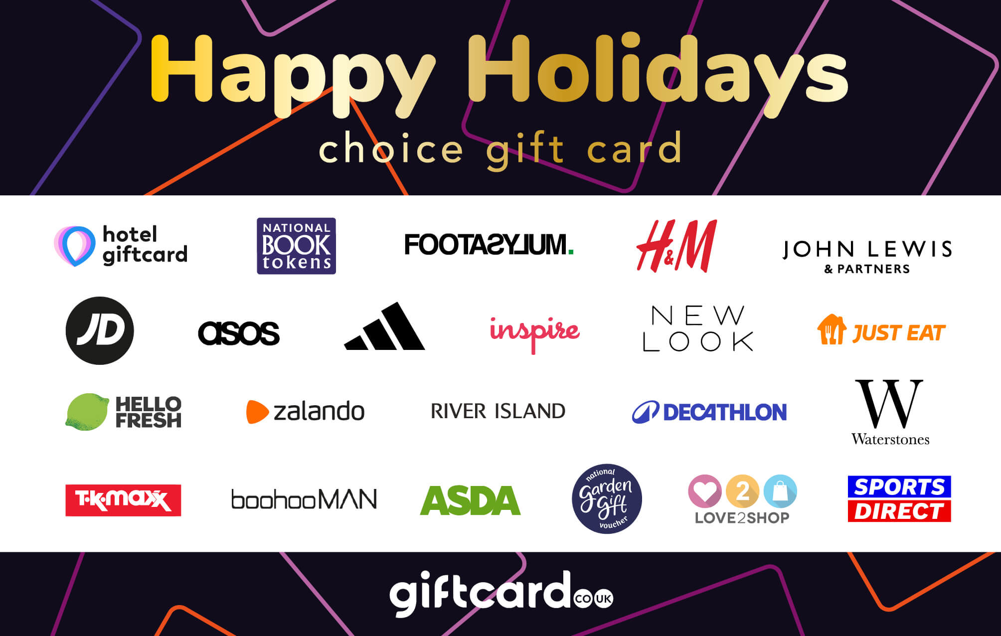 Happy Holiday Choice Gift Card