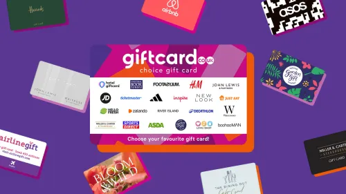 Top 10 most popular gift cards in the UK