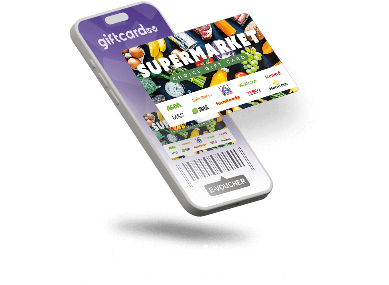 Supermarket evouchers