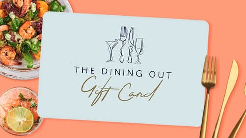 The Dining Out Gift Card: where to use?