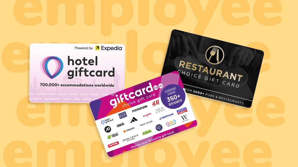 Gift card incentives for employees