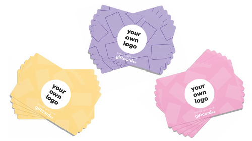 Personalise the gift cards